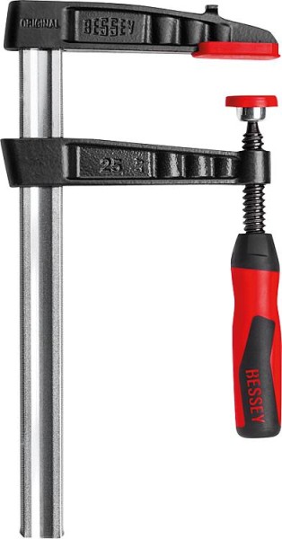 Bessey Temperguss-Schraubzwinge 120x60mm Typ TG12-2K mit 2-Komponenten Kunststof