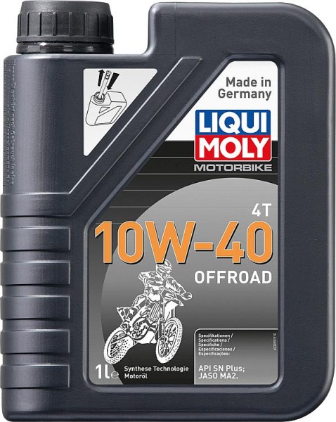 Motoröl Motorrad LIQUI MOLY Motorbike 4T 10W-40 Offroad 1 l Kanister