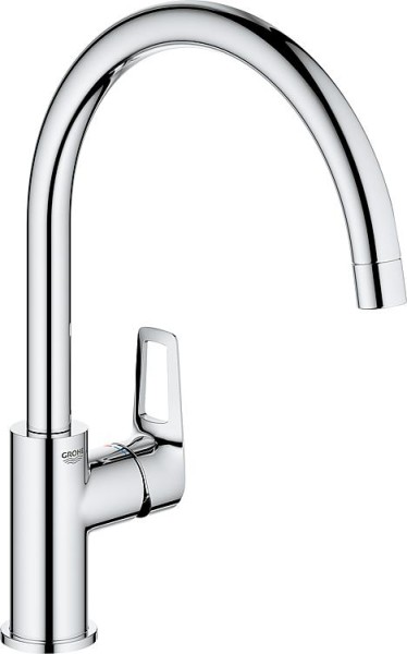 Spültischmischer Grohe Bauloop Zero, Schwenkbereich 360°, Ausladung 223mm, chrom