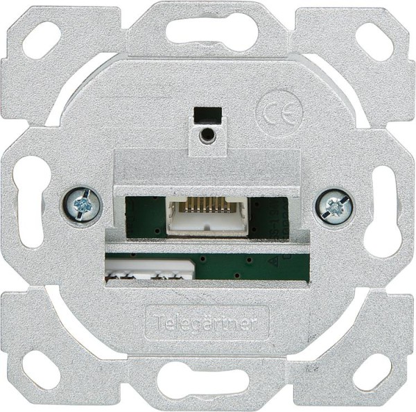 Anschlussdose AMJ45 8 K Up/0 Cat.6A(IEC) ohne Zentralplatte, 1 Stück