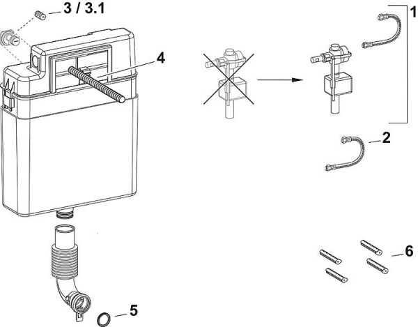 Füllventil-Set R11 Mepa