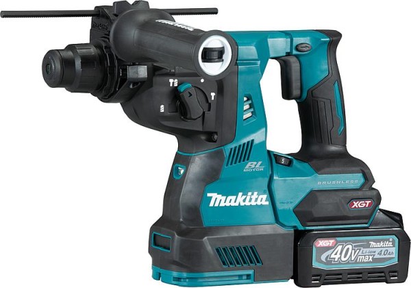 Akku-Bohr- und Meißelhammer Makita 40V HR003GM201 mit 2x 4,0 Ah Akkus und Ladegerät