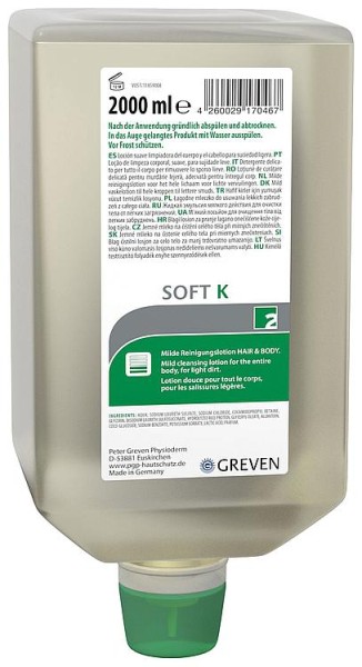 Waschlotion Greven Soft K 2 l Varioflasche