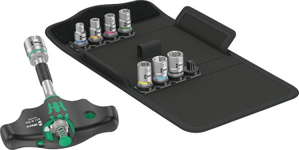 Quergriff-Adapterschraubendreher-Set WERA Kraftform Kompakt 400 RA Set 2 für 1/4" Steckschlüsseleins