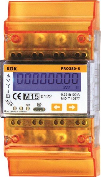 Drehstromzähler 4205100PRO MID 230/400V, 50Hz 5 (100) A mit Modbus