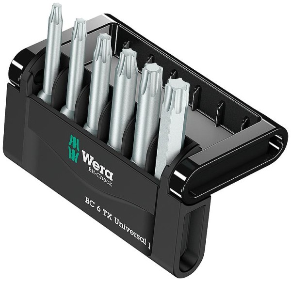 Bitset WERA Bit-Check Universal 1 6-teilig Innen-TORX®