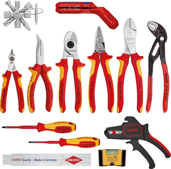 Elektrowerkzeug-Set KNIPEX 13-teilig