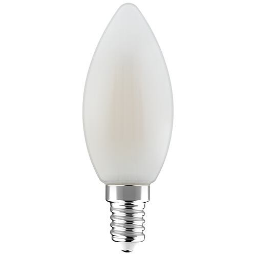 LED Filament Leuchtmittel - Kerze C35 E14 4.5W 470lm 2700K Opal 330°