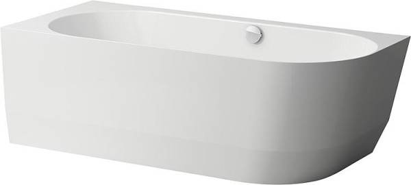 Laufen Pro Raumspar-Badewanne Marbond Eckversion links BxHxT: 1800x590x800mm, weiß