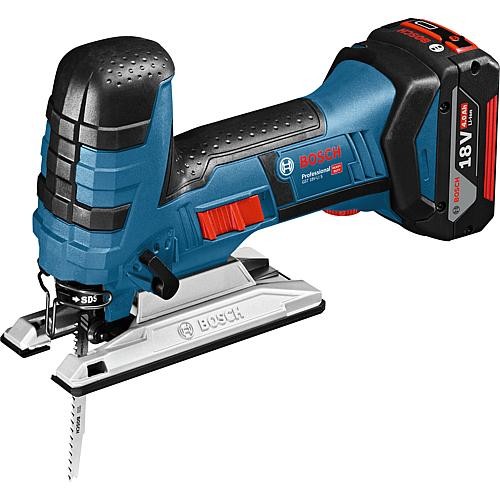 Akku-Stichsäge BOSCH GST 18V-Li S 18V mit 2x 4,0 Ah Akkus und Ladegerät