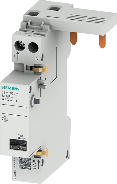 Brandschutzschalter-Block Siemens, bis 16A, für FI/LS-Schalter, 5SM6021-2