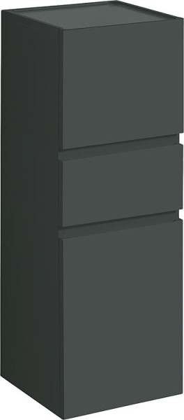 Hochschrank Geberit Renova Plan 2 Türen, 1 Schublade, 390x1050x360 mm lava matt