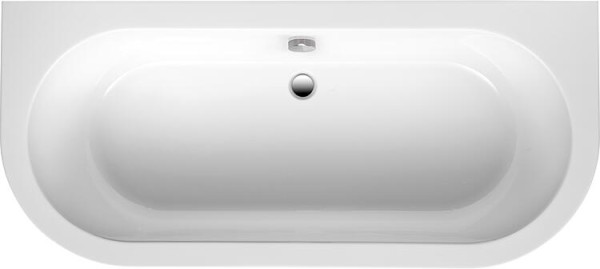 Raumspar Badewanne Edena BxHxT: 1800x580x790mm Farbe: Weiss inkl. Wassereinlauf