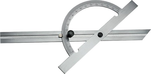 Gradmesser 10-170° Stahl, verchromt, Standardausführung, 150 x 300 mm