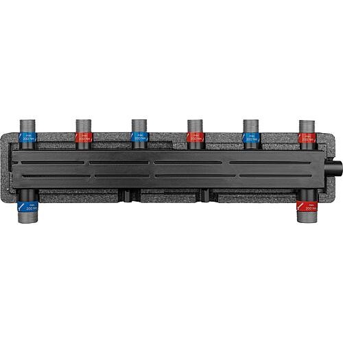 Kombiverteiler Evenes VTW 2/3 AG DN20 (3/4"), 2m³/h, 50 kW, inkl. Halterung und Isolierung