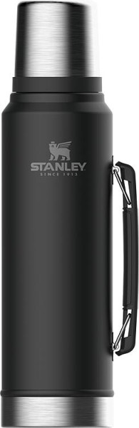 Isolierflasche Stanley Classic, 1,0 l, mattschwarz, 668301