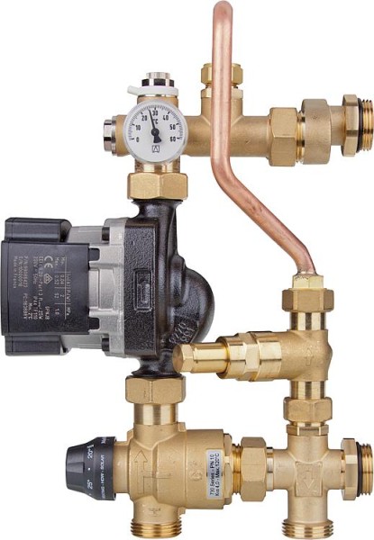 Fußbodenregeleinheit Easyflow Thermo, 20-45°C, Pumpe Grundfos UPM3S Auto 15-60