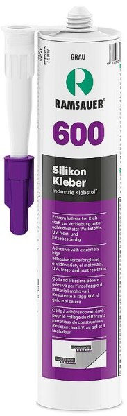 Ramsauer Silikon Kleber 600 grau, 310ml