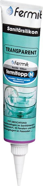 Sanitärsilikon FERMIT TOP N Neutral vernetzt (manhattan-grau) 100ml Tube