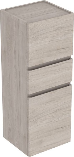 Hochschrank Geberit Renova Plan 2 Türen, 1 Schublade, 390x1050x360 mm Nussbaum hickory hell