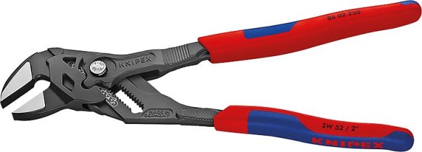 Zangenschlüssel KNIPEX brüniert L=250 mm mit Mehrkomponenten-Griff