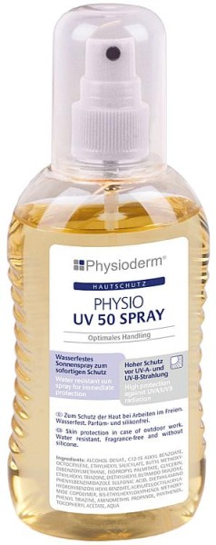 Sonnenschutzspray Physio UV 50 Spray PHYSIODERM 200ml Pumpzerstäuber