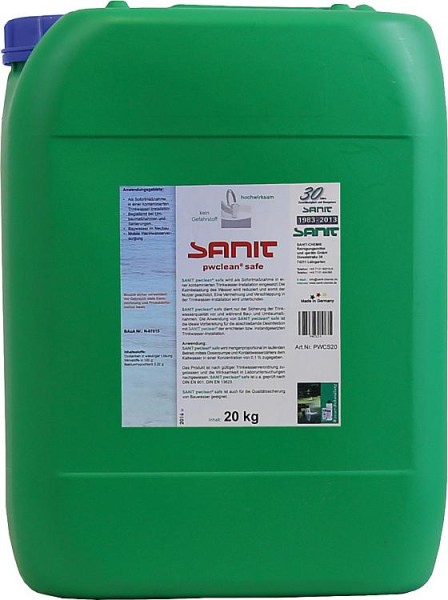 SANIT pwclean safe 20kg Kanister