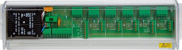 Regelverteiler EVENES Typ ASV6-012, 24V/AC für 6 Heizkreise Pumpenlogik