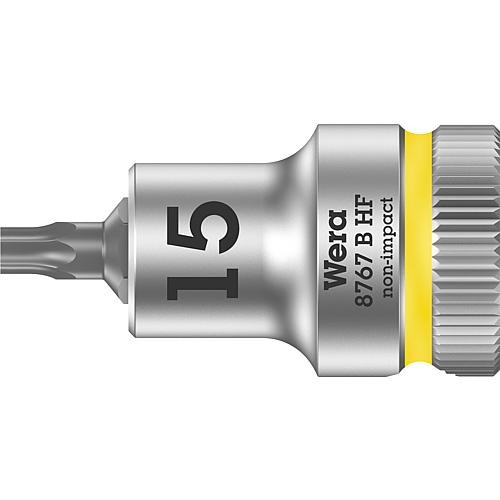 Knarreneinsatz WERA 8767 B HF Torx T15 Länge 35,0mm Antrieb 9,52mm (3/8)