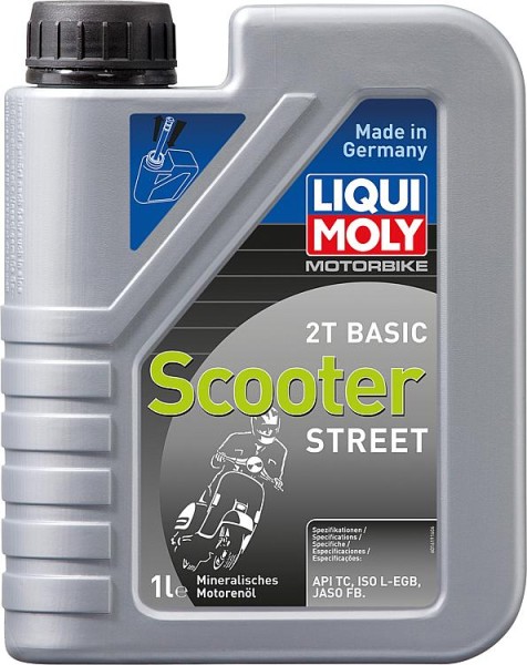 2-Takt-Motoröl LIQUI MOLY Motorbike 2T Basic Scooter Street 1l Kanister