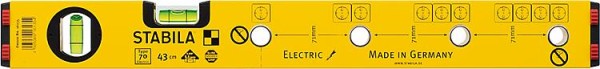 Wasserwaage Elektriker Type 70 Electric/ 120 cm