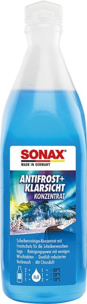 Winterscheibenreiniger SONAX AntiFrost + KlarSicht Konzentrat Citrus 250ml Flasche