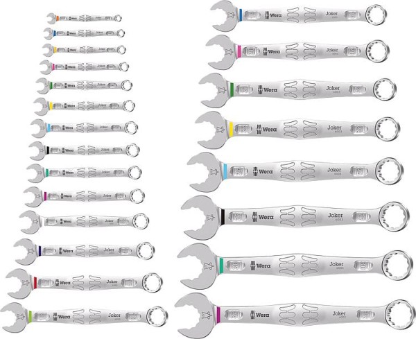 Ringmaulschlüsselsatz WERA®, 22-teilig, SW 8 - 19