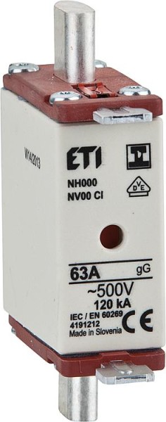 Sicherung NH AC 500V, Gr. C00/ 32A ISO