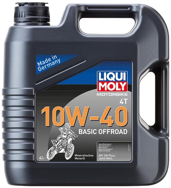 Motoröl Motorrad LIQUI MOLY Motorbike 4T 10W-40 Basic 4 l Kanister