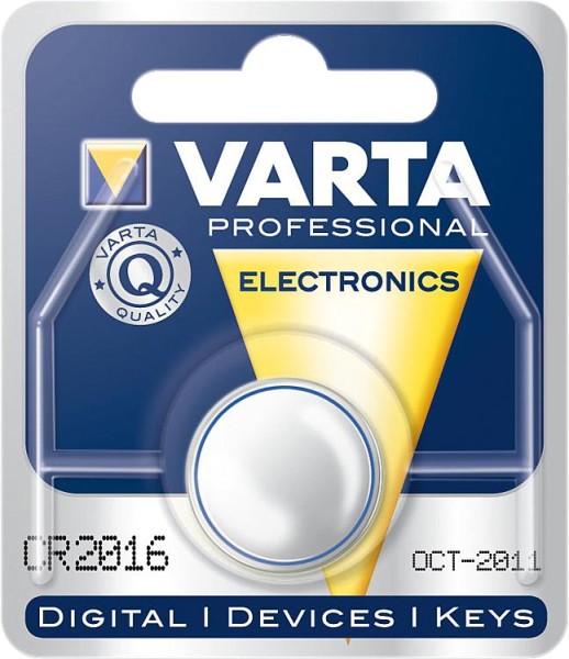 Varta Lithium Knopfzelle CR2025, 3,0 Volt 1er Blister