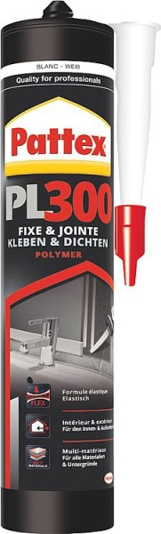 Montagekleber PATTEX PL300 transparent, 300g