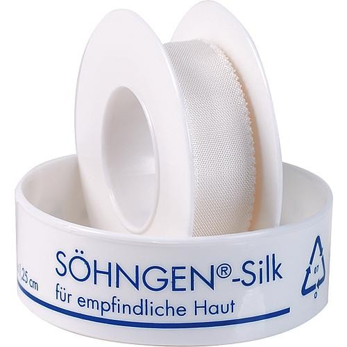 Söhngensilk-Heftpflaster auf der Rolle 1.25 cm x 5 mtr.