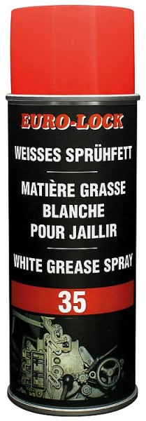 Weißes Sprühfett EURO-LOCK LOS 35, 400ml Sprühdose