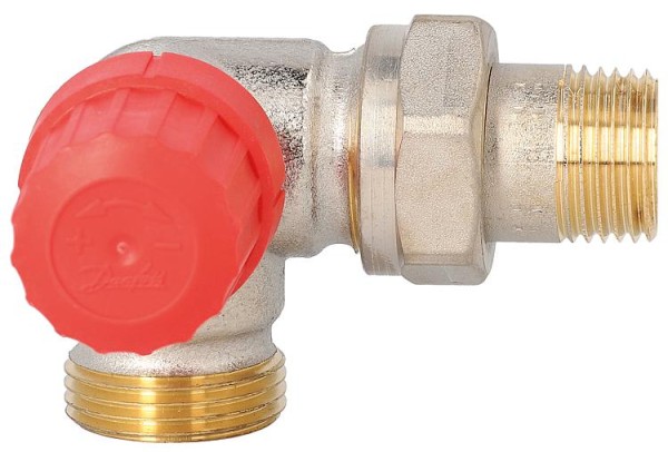 Thermostatventil Danfoss RA-N15, Winkeleck links, DN15 (1/2")xDN20 (3/4") Eurokonus 013G4205