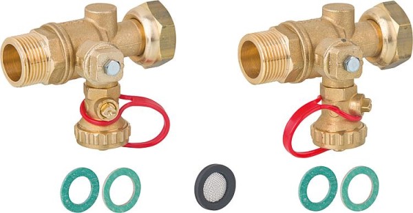 Spül- und Absperr-Set DN20(3/4") für Plattenwärmetauscher