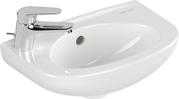 Handwaschbecken Villeroy & Boch NEWO rund 400 x 255 mm HL links