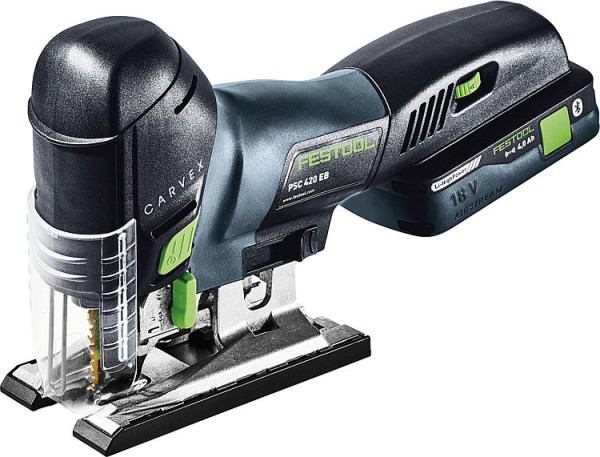 Akku-Stichsäge Festool 18V PSC 420 HPC 4,0 EBI-Plus mit 1x 4,0 Ah Akku und Ladegerät