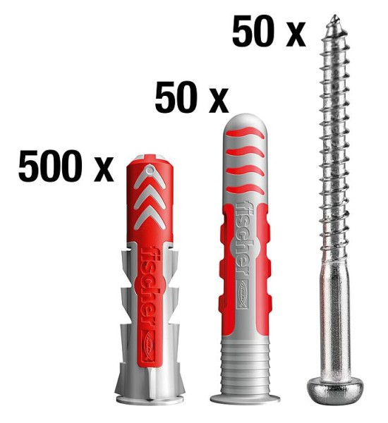 Vorteilspaket Fischer DuoPower + DuoSeal ø 6 mm, Inhalt 600 Stk.