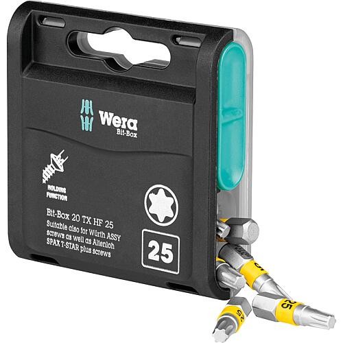 Bit-Großpackung WERA 867/1 TORX® mit Haltefunktion,T25, VPE = 20 Stück 5057778001