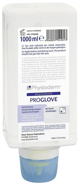 Hautschutzgel Physioderm Proglove 1l Varioflasche