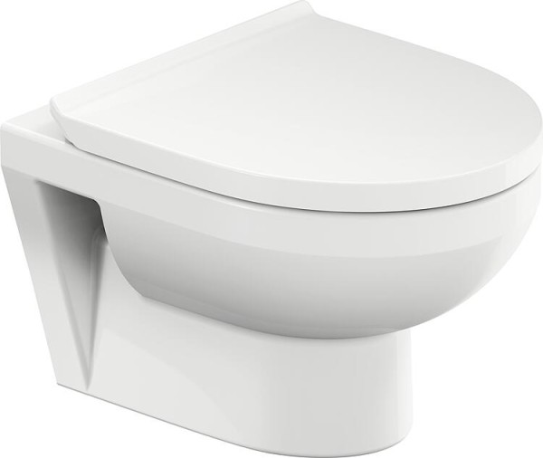 Combi-Pack Duravit No.1, Tiefspüler spülrandlos, m. Softclose, weiß