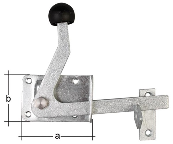 Gartentorfalle 80x55mm, feuerverzinkt