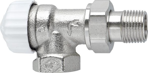 Thermostat-Ventilunterteil IMI Heimeier V-exact II, umgekehrte Flussrichtung, DN15 (1/2"), Axialform