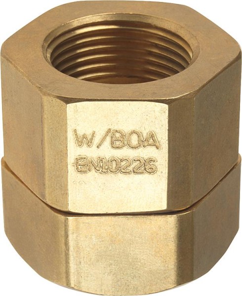 Verschraubung für Wellrohr DN15 1/2" x DN20 3/4" IG